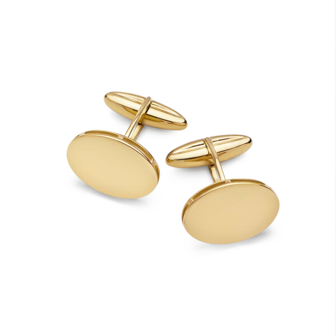 OVAL CUFFLINKS -