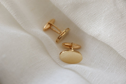 OVAL CUFFLINKS -